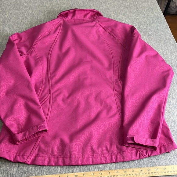 Double diamond Women's Pink Columbia XL Jacket - Picture 8 of 8